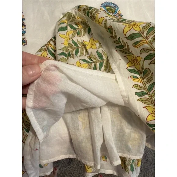 Anthropologie Love the Label Maxi Dress Size Medium floral Peasant Cottagecore - Picture 12 of 12